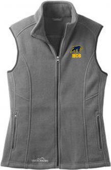 Eddie Bauer Ladies Fleece Vest, Grey Steel